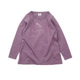 015-ラベンダー | [devirock デビラボ プリント長袖チュニック | devirock