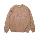 009-Sモカ | [devirock デビラボ プリント裏毛トレーナー大人 | devirock