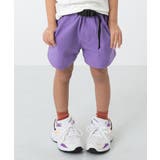 バイオレット | ナイロンストレッチショートパンツ 子供服 キッズ | devirock