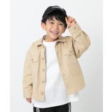 ベージュ | CPOジャケット 子供服 キッズ 男の子 女の子 アウター・ジャケット | devirock