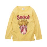 024-クリームイエロー | デビラボ プリント長袖Tシャツ 子供服 | devirock