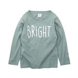 031-アッシュミント | デビラボ プリント長袖Tシャツ 子供服 | devirock