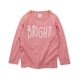 032-Sピンク | デビラボ プリント長袖Tシャツ 子供服 | devirock