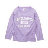 039-Sバイオレット | デビラボ プリント長袖Tシャツ 子供服 | devirock