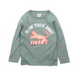 059-Dサックス | デビラボ プリント長袖Tシャツ 子供服 | devirock