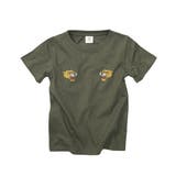 040-Dオリーブ | デビラボ プリントTシャツ 子供服 | devirock