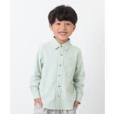 002-サックスBL | 長袖シャツ 子供服 キッズ 男の子 女の子 シャツ トップス | devirock