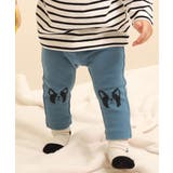 001-ブルーグレー | ベビー ウルトラストレッチアニマルパンツ 子供服 | devirock