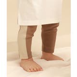 Sモカ | ベビー 異素材ラインレギンス 子供服 | devirock