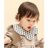 001-GIRL | 防水シート入り スカラップスタイ2枚セット ベビー | devirock