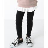 ブラック | メロウリブレギンス 子供服 キッズ ベビー 女の子 靴下・タイツ・レギンス | devirock