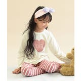 001-オフホワイト | ガールズ 長袖ルームウェア 子供服 キッズ 女の子 ルームウェア パジャマ | devirock