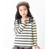 004-ホワイト | 肩リボン長袖Tシャツ 子供服 キッズ | devirock