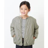 Dグレージュ | 洗えるリバーシブルボアジャケット 子供服 キッズ | devirock