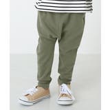 Dオリーブ | 無地 サルエル スウェットパンツ（ゆったり） | devirock