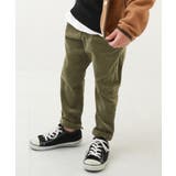 Dカーキ | コーデュロイ タックパンツ 子供服 | devirock