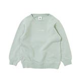 024-サックスブルー | 綿100% デビラボ プリント裏毛トレーナー② | devirock