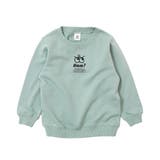 038-Dサックス | 綿100% デビラボ プリント裏毛トレーナー② | devirock