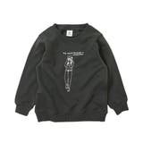 039-スミクロ | 綿100% デビラボ プリント裏毛トレーナー② | devirock