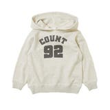 015-オートミール | 綿100％ デビラボ プリント裏毛プルパーカー | devirock