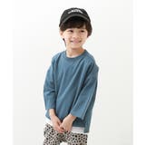 ブルーグレー | 7分袖スウェットTシャツ 子供服 キッズ | devirock