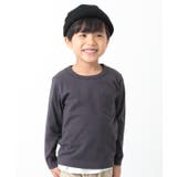 パープルグレー | クルーネック無地長袖Tシャツ 子供服 キッズ | devirock