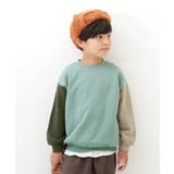 006-Dサックス | ビッグシルエット スウェットトレーナー 子供服 | devirock