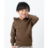 モカ | 無地スウェットプルパーカー 子供服 キッズ | devirock