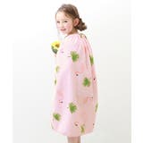006-フラミンゴ-ピンク | ガールズラップタオル 80cm 子供服 | devirock
