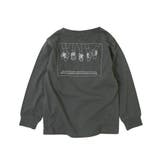 001-スミクロ | デビラボ 袖リブバックプリント長袖Tシャツ 子供服 | devirock