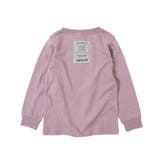 003-Dラベンダー | デビラボ 袖リブバックプリント長袖Tシャツ 子供服 | devirock