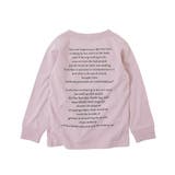 008-Gラベンダー | デビラボ 袖リブバックプリント長袖Tシャツ 子供服 | devirock