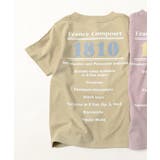 013-ナンバー-ベージュ | デビラボ バックプリント半袖Tシャツ 子供服 | devirock