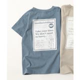 019-ポスター-ブルーグレー | デビラボ バックプリント半袖Tシャツ 子供服 | devirock