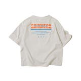 009-Lグレー | デビラボ BIGバックプリント半袖Tシャツ 子供服 | devirock