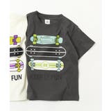 018-ボード-スミクロ | デビラボ BOX半袖Tシャツ 子供服 | devirock