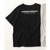009-ロゴ-ブラック | デビラボ BOXバックプリント半袖Tシャツ 子供服 | devirock