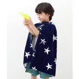 002-星-ネイビー | 綿100% ラップタオル 60cm | devirock