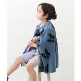 007-イヌ-ブルーグレー | 綿100% ラップタオル 60cm | devirock