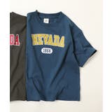 048-ロゴ-アビスブルー | デビラボ BIG 半袖Tシャツ | devirock