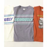 052-ロゴ2-Gバイオレット | デビラボ BIG 半袖Tシャツ | devirock