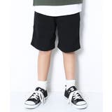 ブラック | パイル地ハーフパンツ 子供服 キッズ | devirock