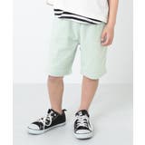 サックスブルー | パイル地ハーフパンツ 子供服 キッズ | devirock