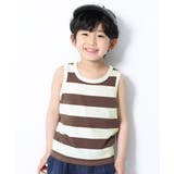 ボーダータンクトップ 子供服 キッズ[品番：VR000008618