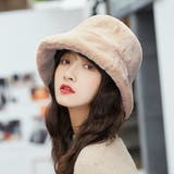 ベージュ | ボアバケットハット フェイクファーハット もこもこ | インナーショップDiamondHearts