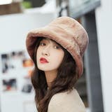 ダークブラウン | ボアバケットハット フェイクファーハット もこもこ | インナーショップDiamondHearts
