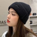 ワンポイントニットキャップ ビーニー 韓国 韓国ファッション | インナーショップDiamondHearts | 詳細画像2