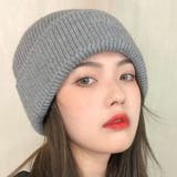 ワンポイントニットキャップ ビーニー 韓国 韓国ファッション | インナーショップDiamondHearts | 詳細画像1