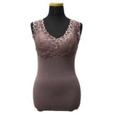 裏パイル フロントレース カップ付きキャミソール | インナーショップDiamondHearts  | 詳細画像24 