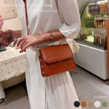 クロコダイル調レザーショルダーバッグ スクエアフラップショルダー | インナーショップDiamondHearts | 詳細画像2